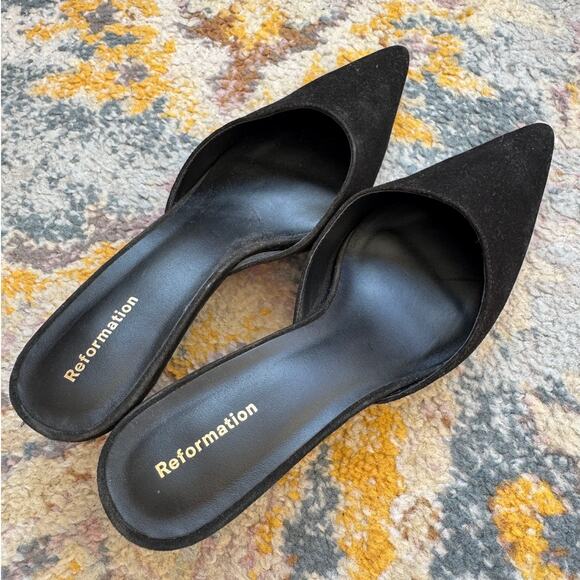 Reformation Wilda Kitten Mule - Picture 8 of 12